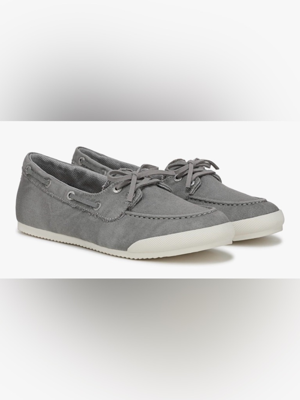 Blowfish Malibu Casual Canvas Boat Shoes - Gray